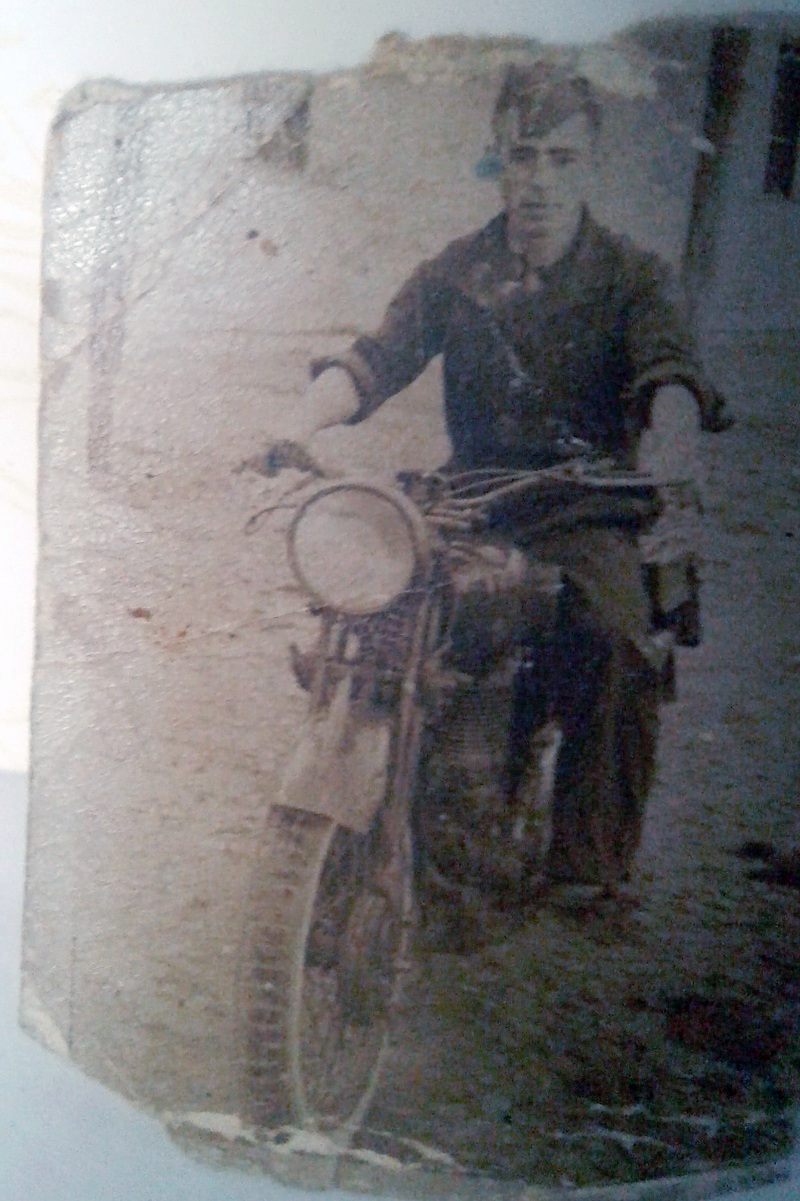 Roman Sabino Aguado en la mili 1945