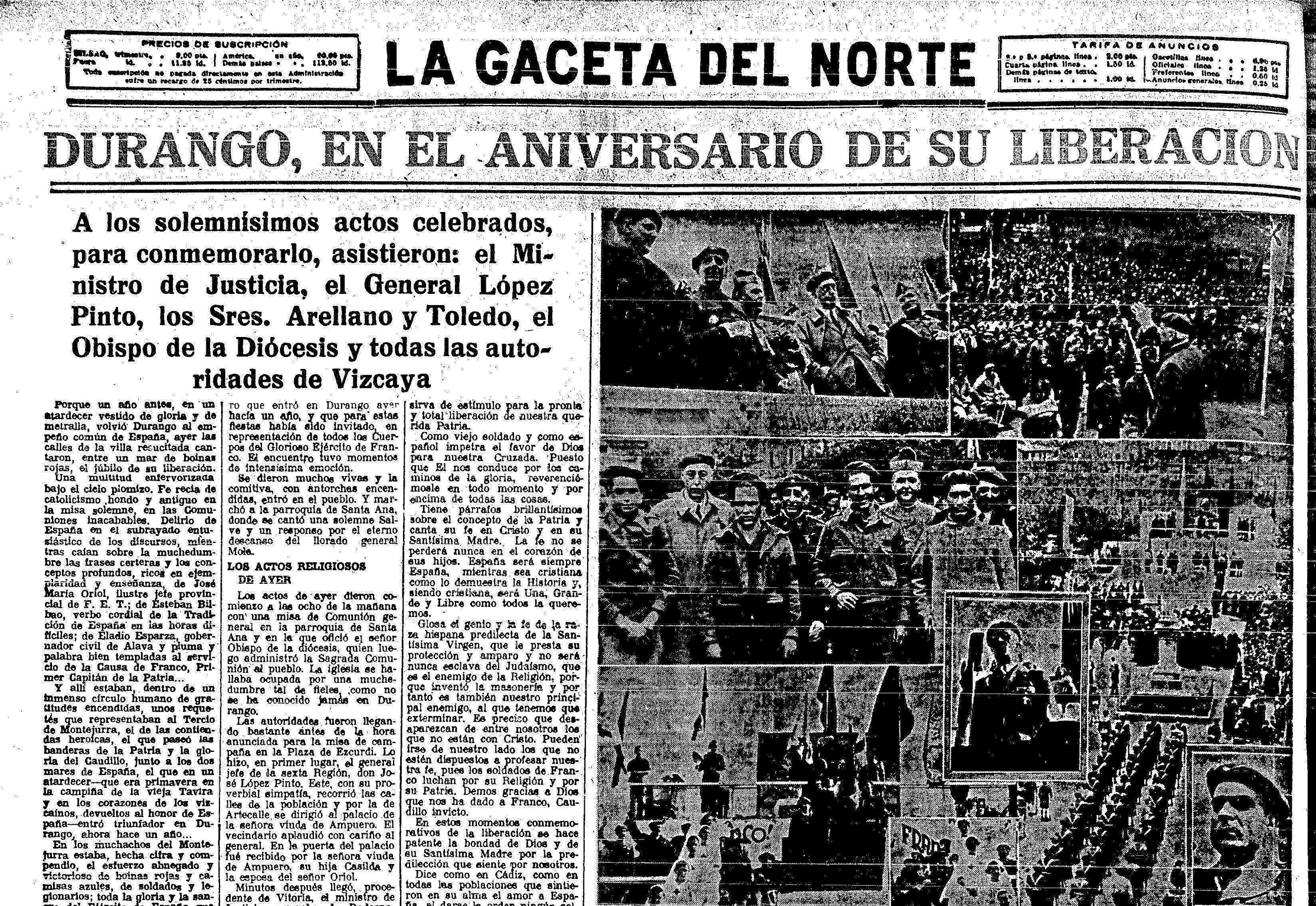1938-04-29 - La Gaceta del Norte