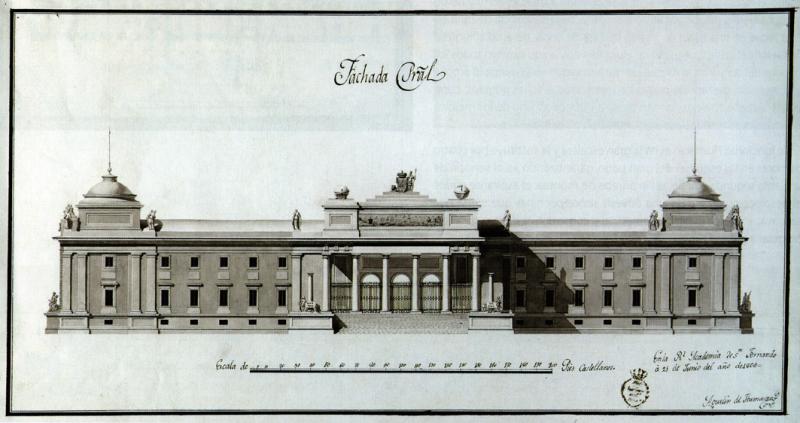 Plano de la casa de la moneda de oro y plata (1800)