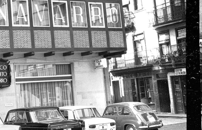 Antiguo Centro Extremeño donde hoy está el bar Pausta. Durango, 1970