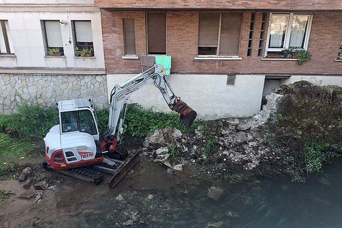 «No es parte de la muralla ni estamos delante de un muro de época medieval»